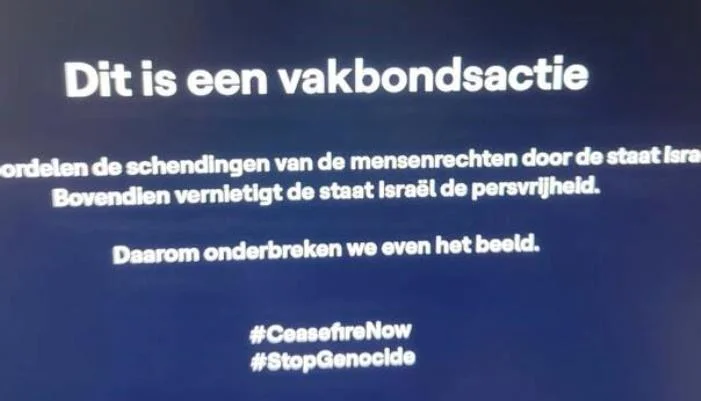Prekid programa na belgijskom javnom servisu na polufinalu Eurosonga: Stop genocidu