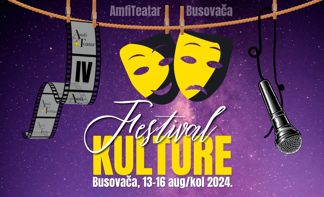 Hit komedija “Ko je lud”,”CABAres CABArei” Zijaha Sokolovića i grupa Galija na festivalu kulture u Busovači