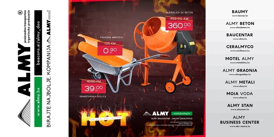 Akcija u Almy Baucentrima i salonima Ceralmyco