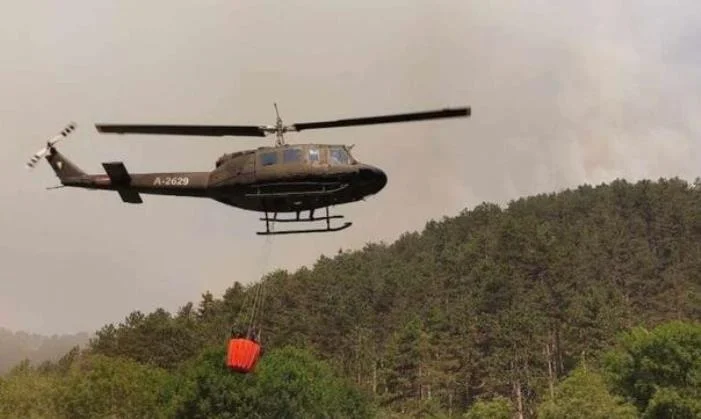 Ugašen požar u blizini Bugojna, helikopteri OS BiH imali više od 15 sati leta