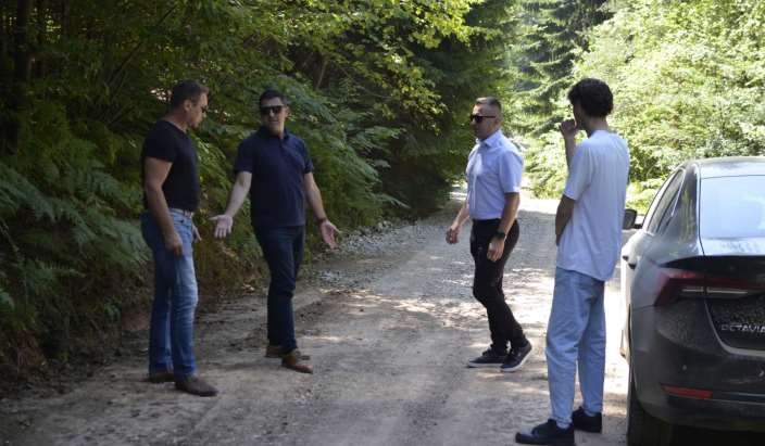 Ministar Šabani i saradnici obišli put za dovište Lastavica