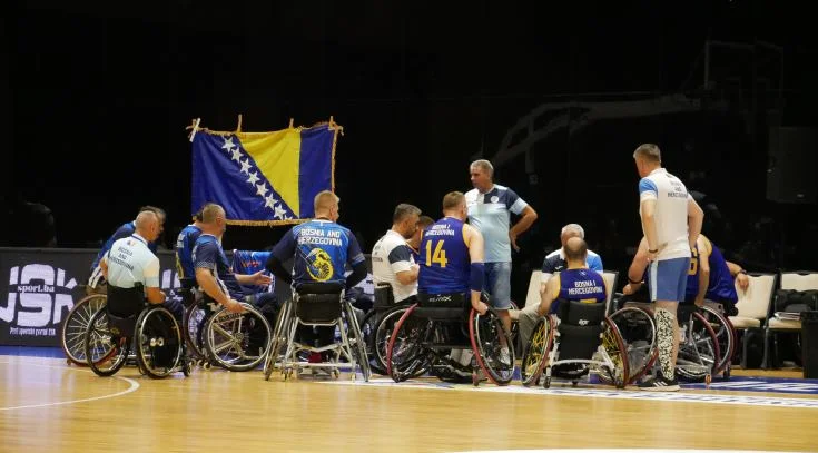 Reprezentacija Bosne i Hercegovine u finalu Evropskog prvenstva košarke u kolicima (FOTO)