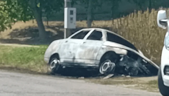 Vozač izgorio u automobilu, horor prizor na putu kod Šida