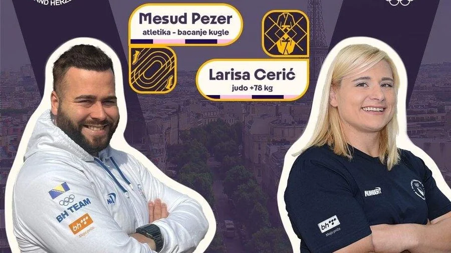 Larisa Cerić i Mesud Pezer danas na olimpijskim borilištima