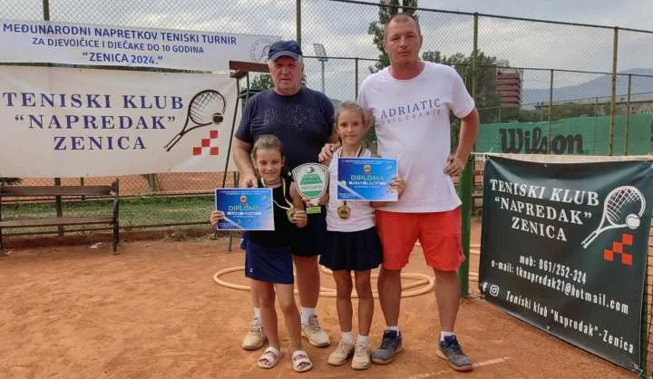 Zeničanka Petra Popović niže uspjehe na turnirima do 10 godina u BiH i regiji