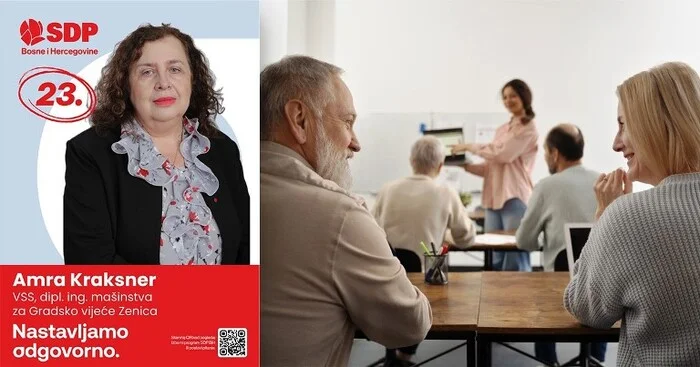 SDP Zenica: Briga o starijima kroz osnivanje Centra za zdravo starenje