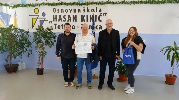 Učenica OŠ “Hasan Kikić” Sajra Kubat nagrađena za ekološku pjesmu “Za naš grad”