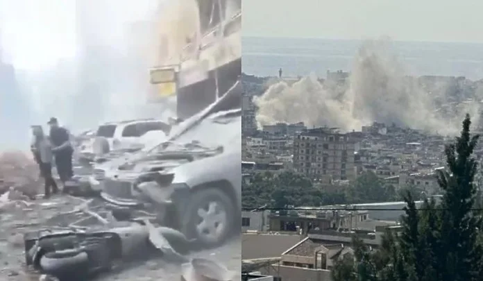 Izrael bombardovao Bejrut, gust oblak dima nad libanskom prijestolnicom Bejrut