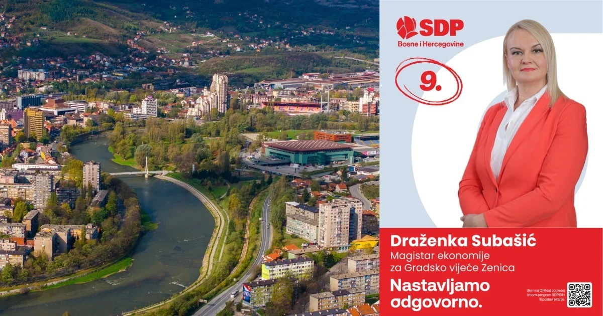 Kandidatkinja SDP-a za Gradsko vijeće Draženka Subašić: Zenica treba zajedništvo, ne podjele