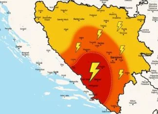 Nestabilno vrijeme u BiH, večeras moguće jače padavine i grmljavina