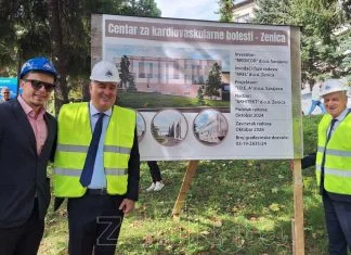 Položen kamen temeljac Centra za kardiovaskularne bolesti u Zenici (VIDEO+FOTO) Kamen Temeljac Centar Za Kardiovaskularne Bolesti