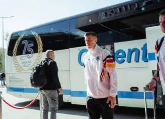 Reprezentacija Njemačke stigla u Zenicu, pred meč sa Zmajevima imali neočekivanu doping kontrolu Reprezentacija Njemačke U Zenici