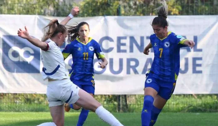 Nogometašice BiH doživjele težak poraz od Srbije u baražu za kraj snova o nastupu na Euru