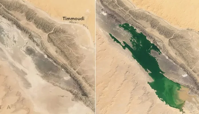Nevjerovatni snimci NASA-e pokazuju jezero koje se formiralo usred Sahare