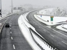 Autoput A1, Snijeg
