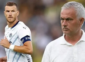Mourinho biranim riječima o Džeki: Ne poznajem profesionalce koji su bolji od tebe (VIDEO) Dzeko Mourinho