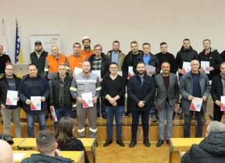 Kompanija ArcelorMittal Zenica nagradila 269 zaposlenika za izuzetan doprinos Zaštiti na radu (FOTO) ArcelorMittal Nagrade Uposlenicima