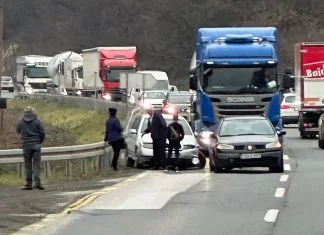 Saobraćajna nezgoda na M-17 kod Žepča, saobraćaj usporen Saobraćajna Marić Žepče