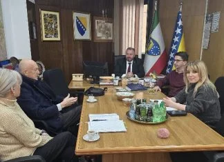 Ministar Šibonjić primio u posjetu načelnika općine Olovo Đemala Memagića