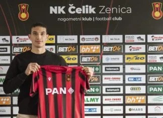 Mladi napadač Dženan Puce pojačao NK Čelik Dženan Puce sa dresom NK Čelik
