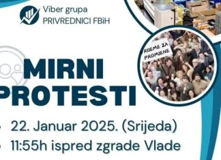 Za srijedu najavljen prostest privrednika zbog odluke o minimalnoj plaći Protesti Privrednika