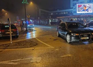 Saobraćajna nesreća na kružnom toku kod Lamele, povrijeđena djevojčica i vozač (FOTO) Saobraćajna Kod Lamele