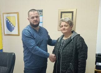 Direktor Tarik Zulovic i Marijana Skoćibušić