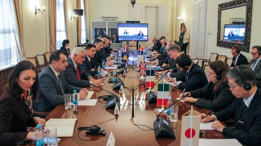 Sastanak Bećirovića I Predstavnika Međunarodne Zajednice