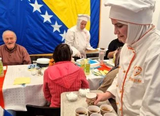 Organizovan svečani ručak povodom Dana nezavisnosti BiH za korisnike Restorana dobre volje u Zenici, Sarajevu, Travniku i Bihaću Svečani Ručak Povodom Dana Nezavisnosti BiH Restoran Dobre Volje