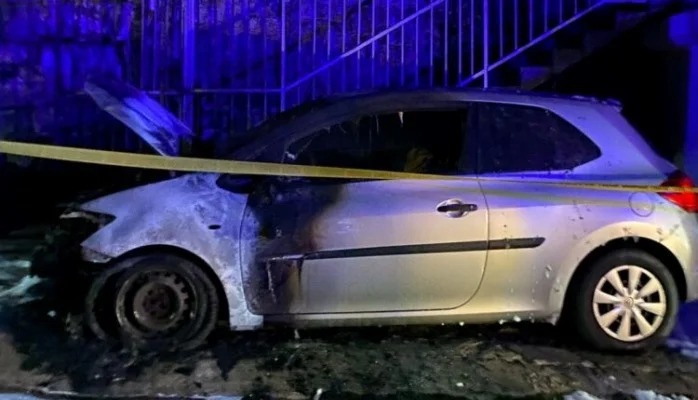 Zapaljen automobil Nebojše Vukanovića (VIDEO)