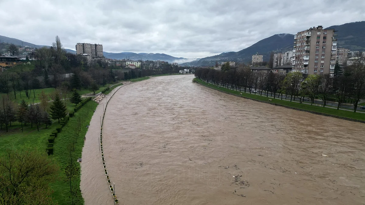 Poplava, rijeka Bosna, Zenica, poplave