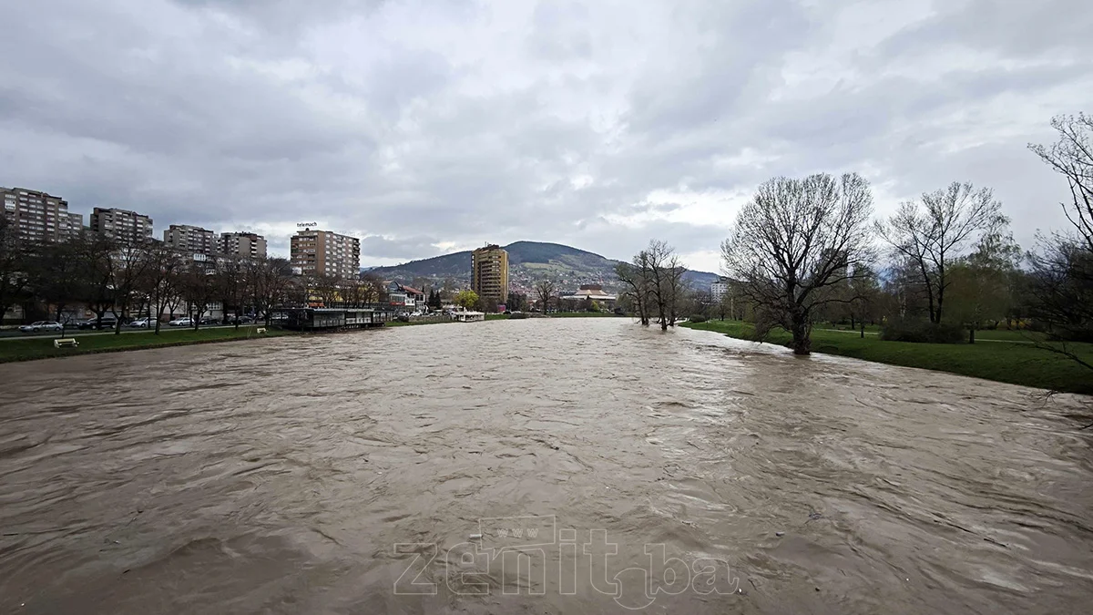 rijeka Bosna, Zenica, poplava, poplave