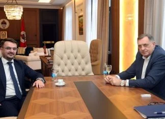 HDZ-ov Pranjić prekršio Ustav RS-a i pomogao Dodiku da “zaobiđe” presudu Suda BiH Sastanak Pranjića I Dodika