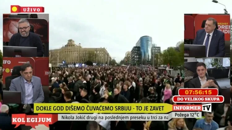 Dok ga bh. pravosuđe traži: Dodik ponovo u Beogradu