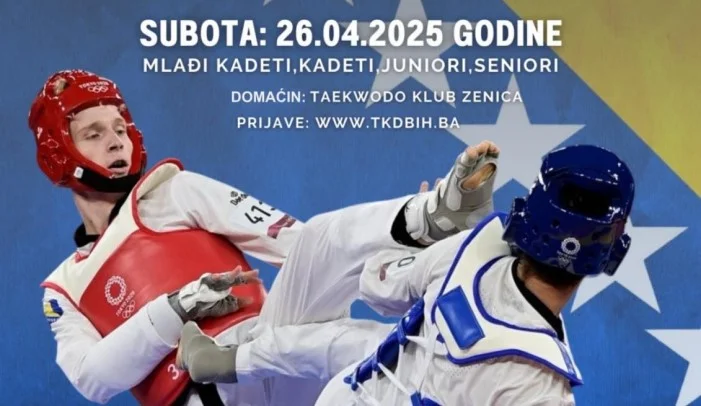 Zenica domaćin velikog Taekwondo spektakla – Prvenstvo Taekwondo Kup BiH 2025.