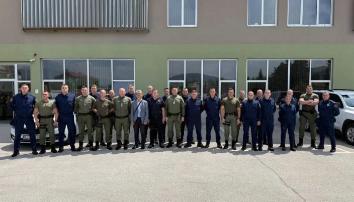 Zatvorski policajci-pripravnici u posjeti Specijalnoj policijskoj jedinici Uprave policije MUP-a ZDK (FOTO)