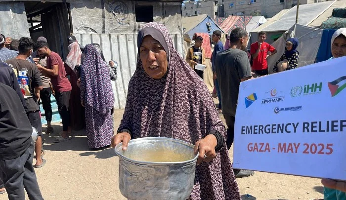 “Merhamet” ponovo priprema obroke za ugroženo stanovništvo u Gazi (FOTO)