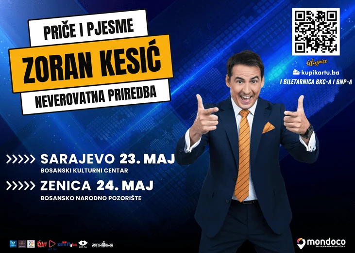 Zoran Kesić u maju u Sarajevu i Zenici