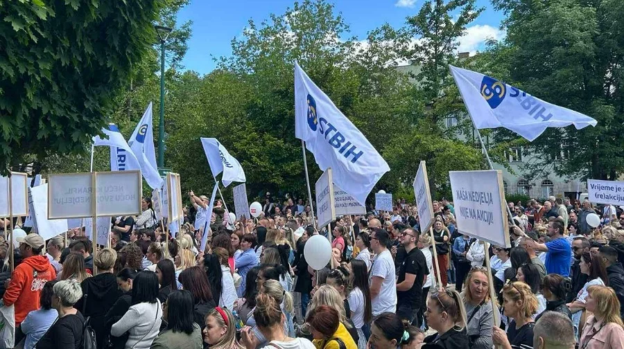 Trgovci Protesti U Sarajevu