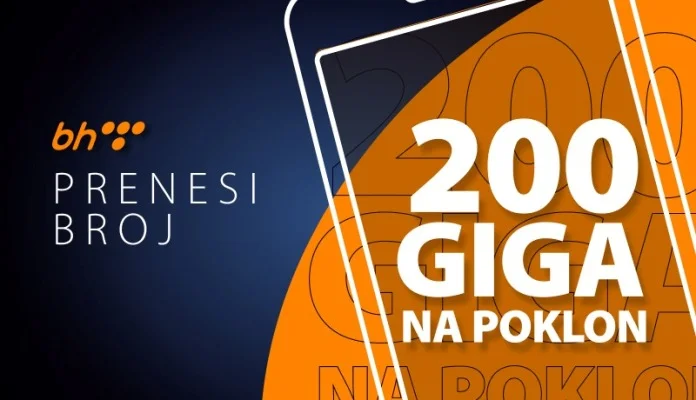 Prenesi broj u mrežu BH Telecoma uz 200 GIGA na poklon