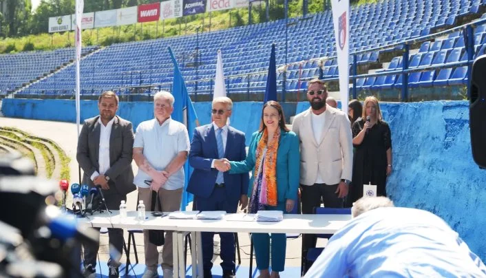 Zenička firma gradi novu južnu tribinu stadiona Grbavica