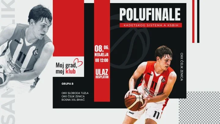 Zenica domaćin kadetskog polufinala Sistema A KSBiH: Još jedan košarkaški spektakl na Bilmišću