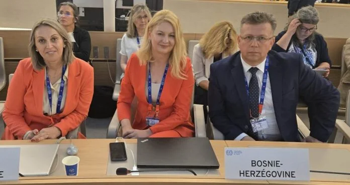 Predsjednik SSSBiH Selvedin Šatorović član Delegacije BiH Na 113. Zasjedanju Međunarodne Konferencije Rada U Ženevi