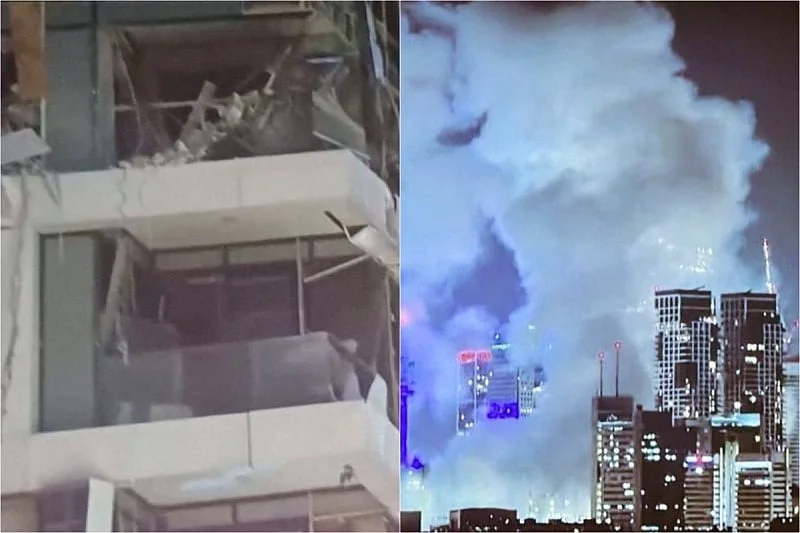 Dijelovi Tel Aviva u plamenu: Objavljeni prvi videosnimci štete koju su nanijeli iranski napadi (VIDEO)