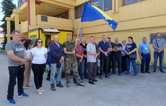 Protest Radnici Zenicke Zeljezare
