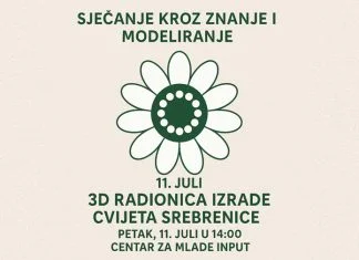 3D Radionica Izrade Cvijeta Srebrenice