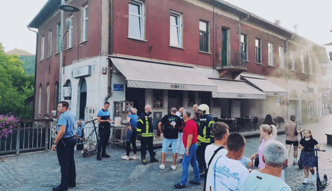 Požar u ugostiteljskom objektu u centru Zenice