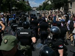 Protest U Beogradu