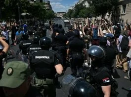 Protest U Beogradu