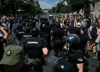Protest U Beogradu